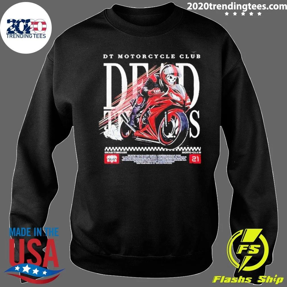 Skeleton Dt Motorcycle Club Dead Threads Moto Club Shirt