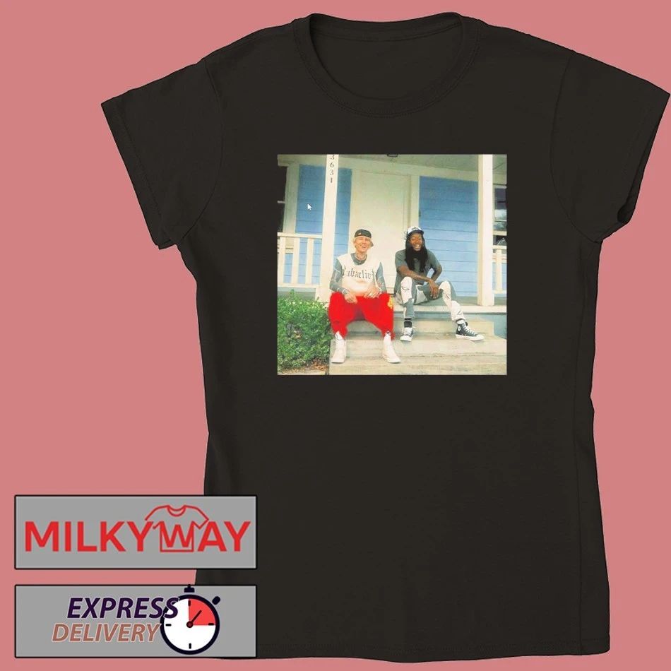 Machine Gun Kelly MGK x Wiz Khalifa Blog Era Boyz Mixtape Cover T-Shirt