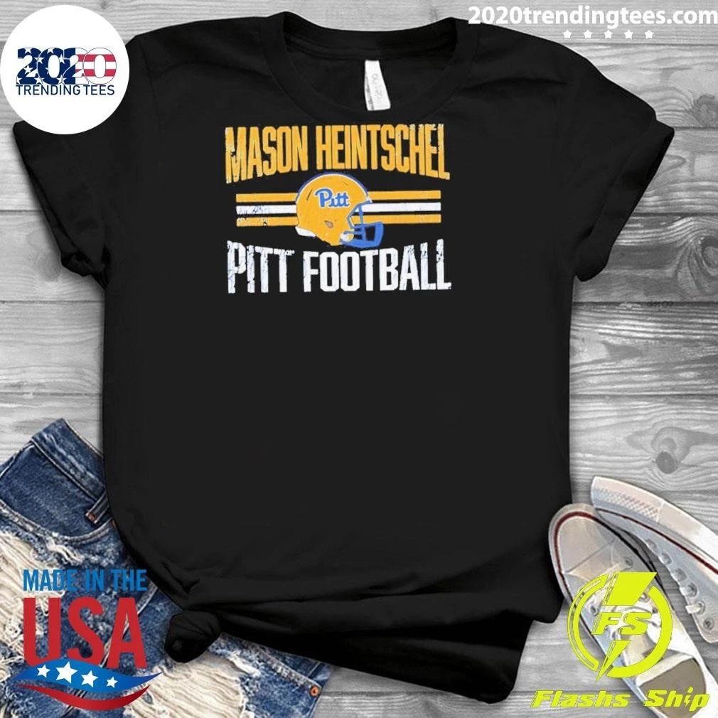 Awesome Mason Heintschel Pitt Panthers Ncaa Football Helmet Hero Shirt