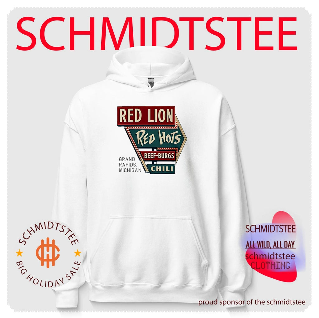 Red Lion Red Hots restaurant based in Grand Rapids Michigan graphic shirt