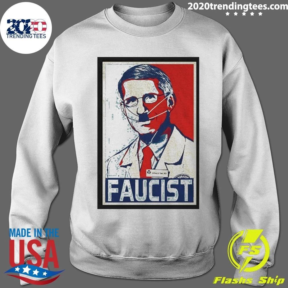 Dr Fauci X Hitler Faucist Fire Hope Style Shirt