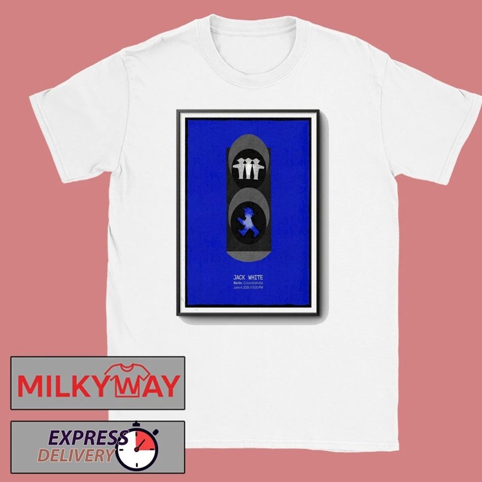 Jack White Berlin Columbiahalle, 04 Jun 2026 Poster shirt