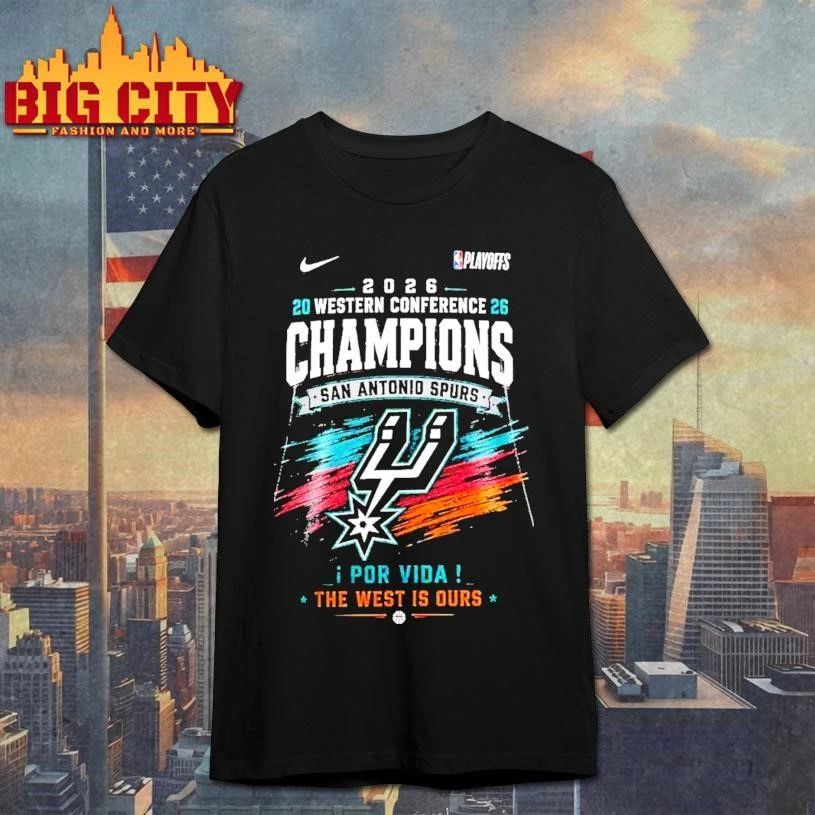 San Antonio Spurs – 2026 Western Conference Champions Shirt