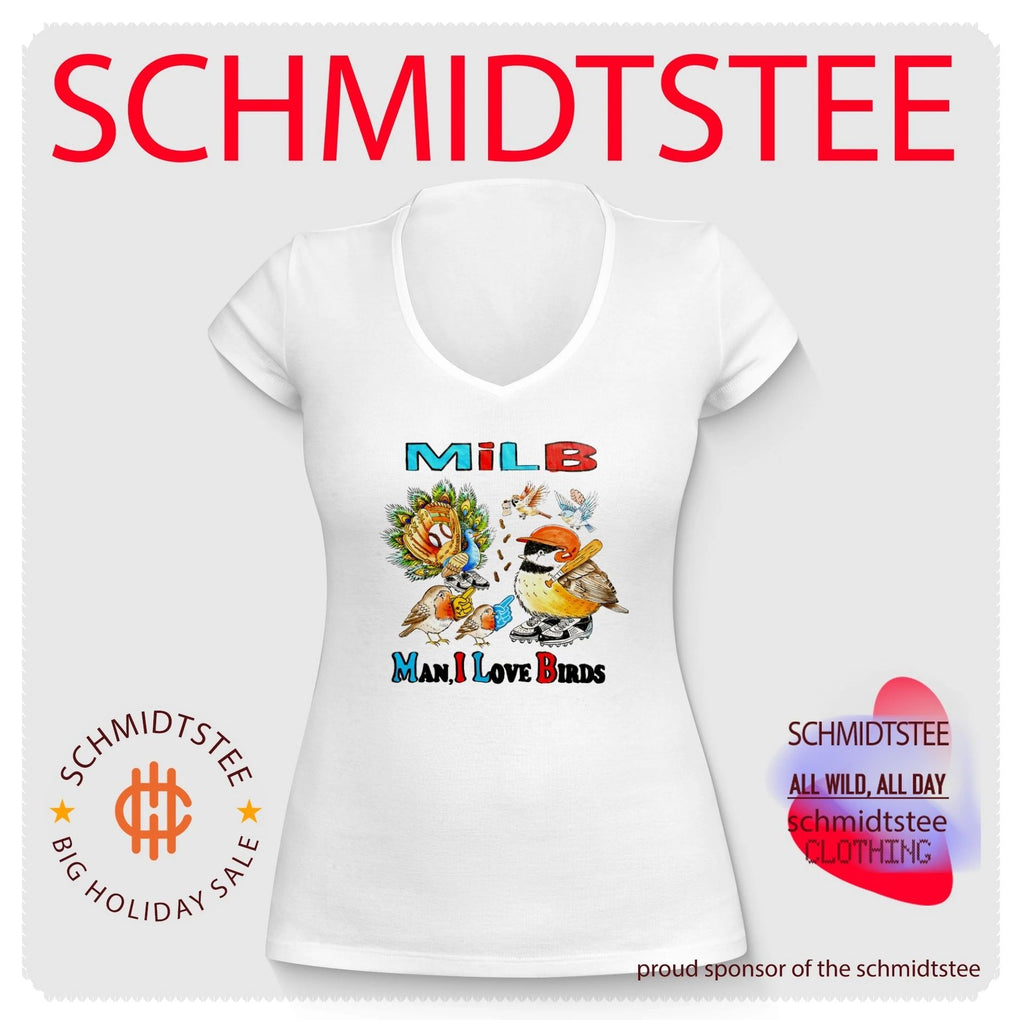 Milb man I love birds baseball bird watching shirt