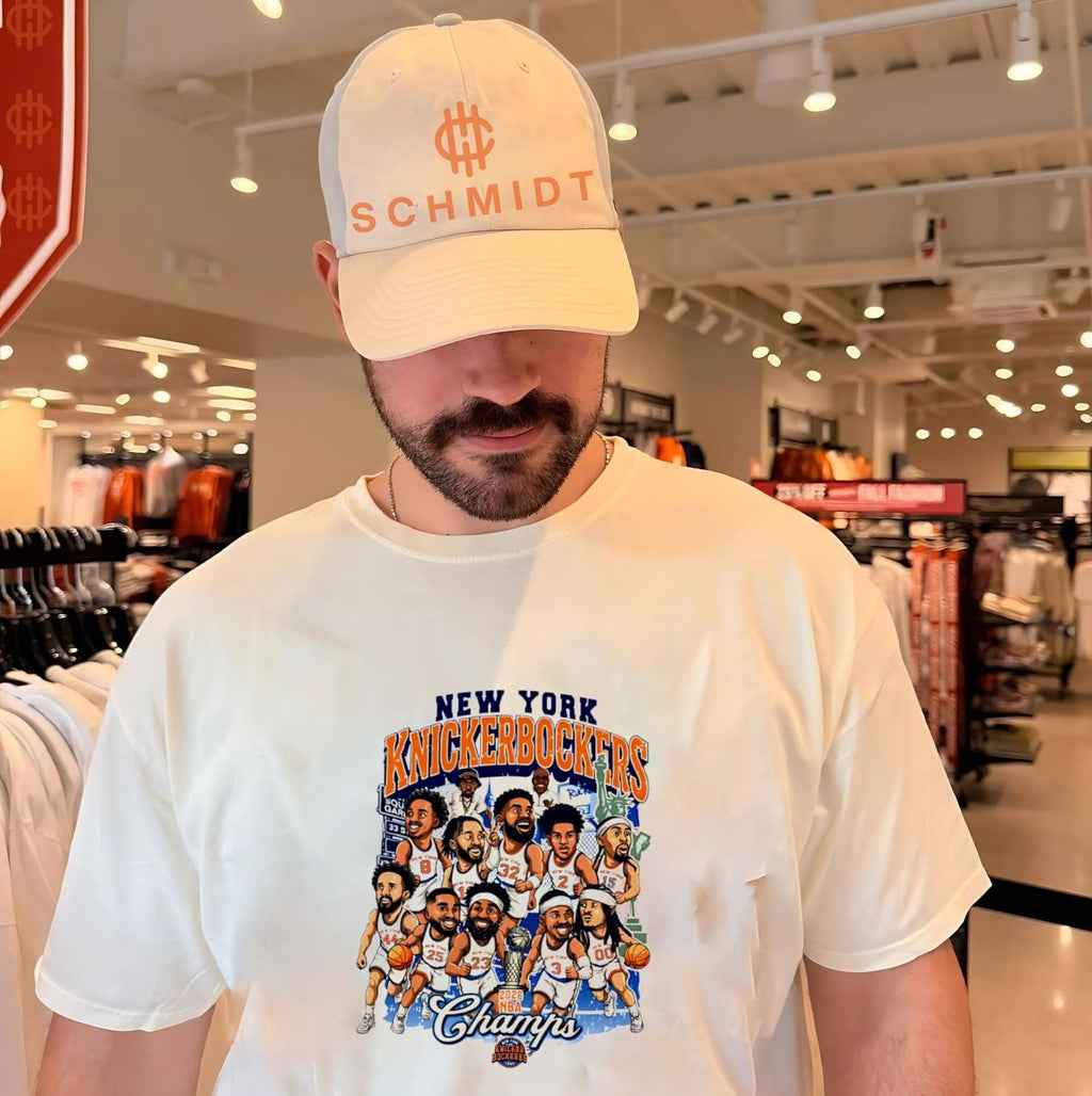 New York Knicks 2026 Champions Knickerbockers caricature shirt