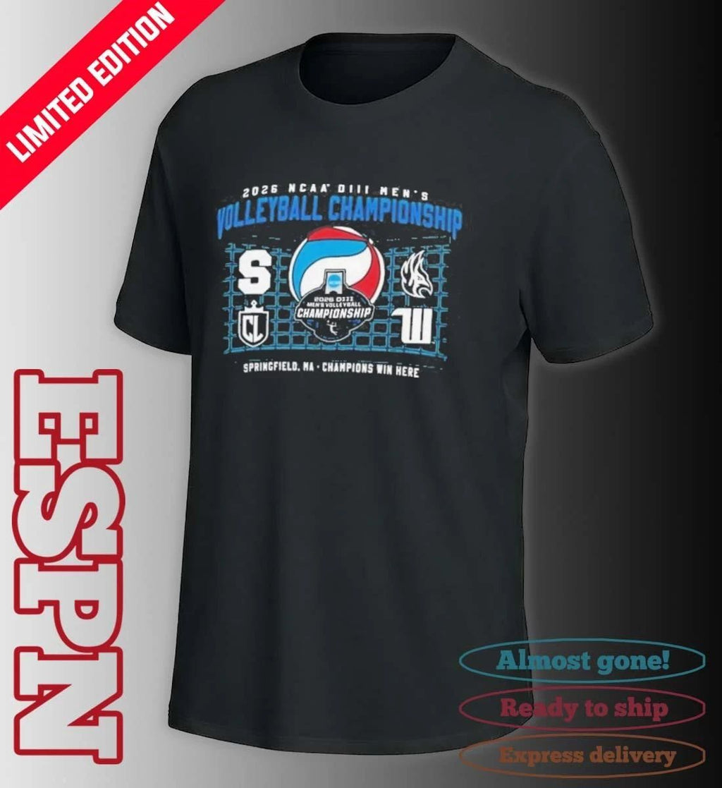2026 NCAA DIII Men’s Volleyball Championship 4 Team Bound Springfield, MA Shirt