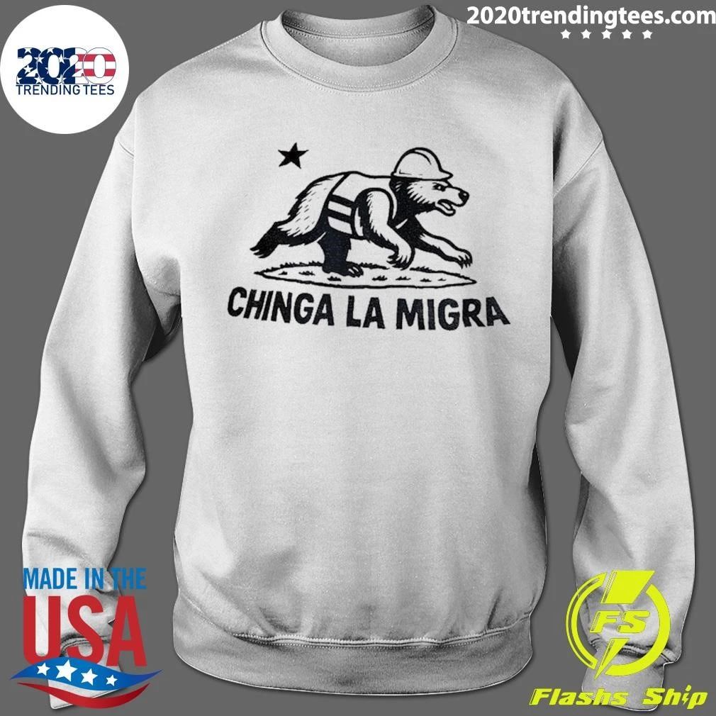 Bear Worker Chinga La Migra Political Shirt
