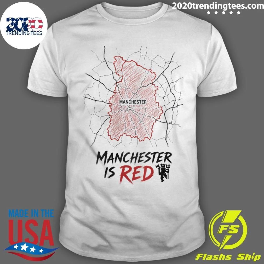 Manchester United Oversized Manchester is Red Shirt