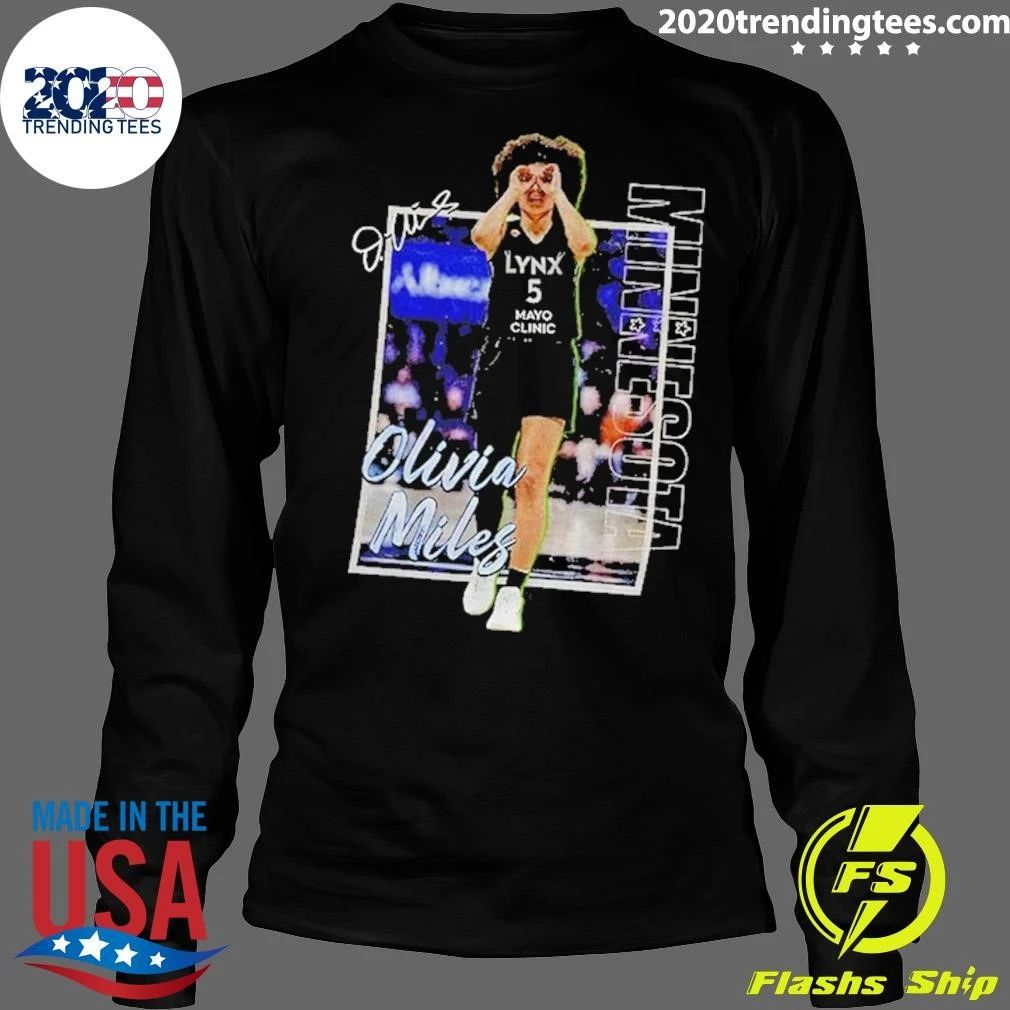 Olivia Miles Signature Retro Basketball Graphic Wnba Shirt