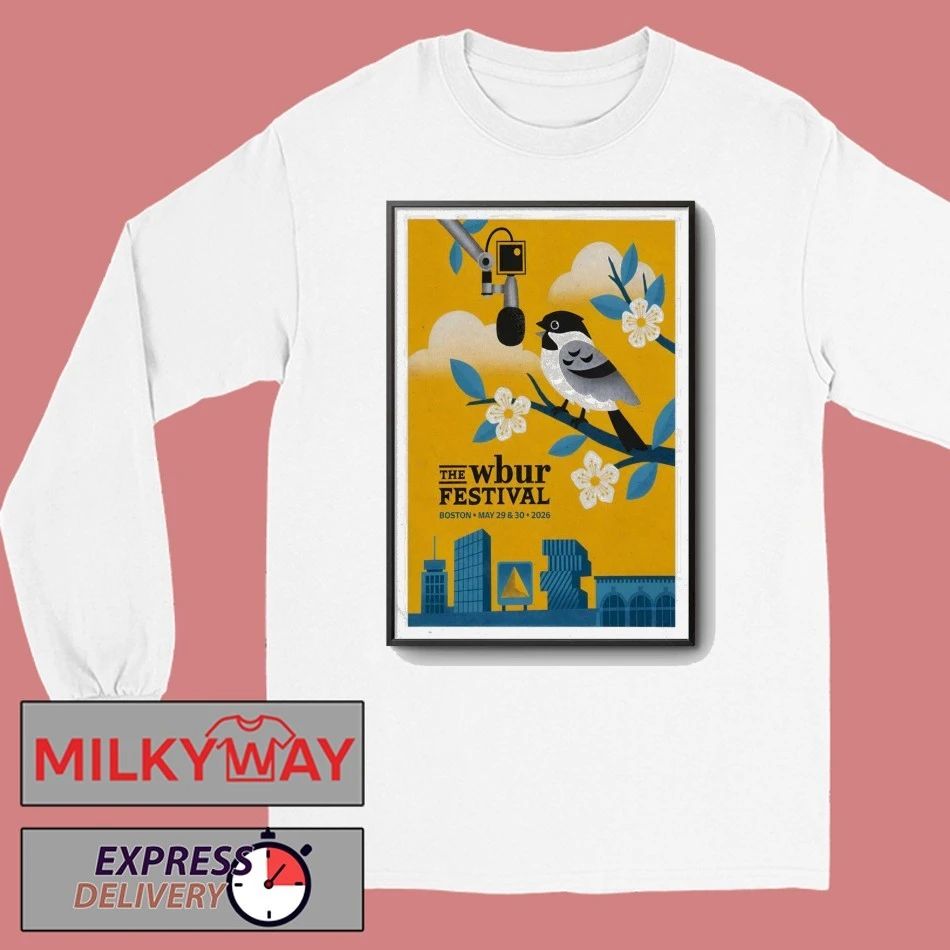 The Wbur Festival Boston MA 5 29-5 30 2026 Poster shirt