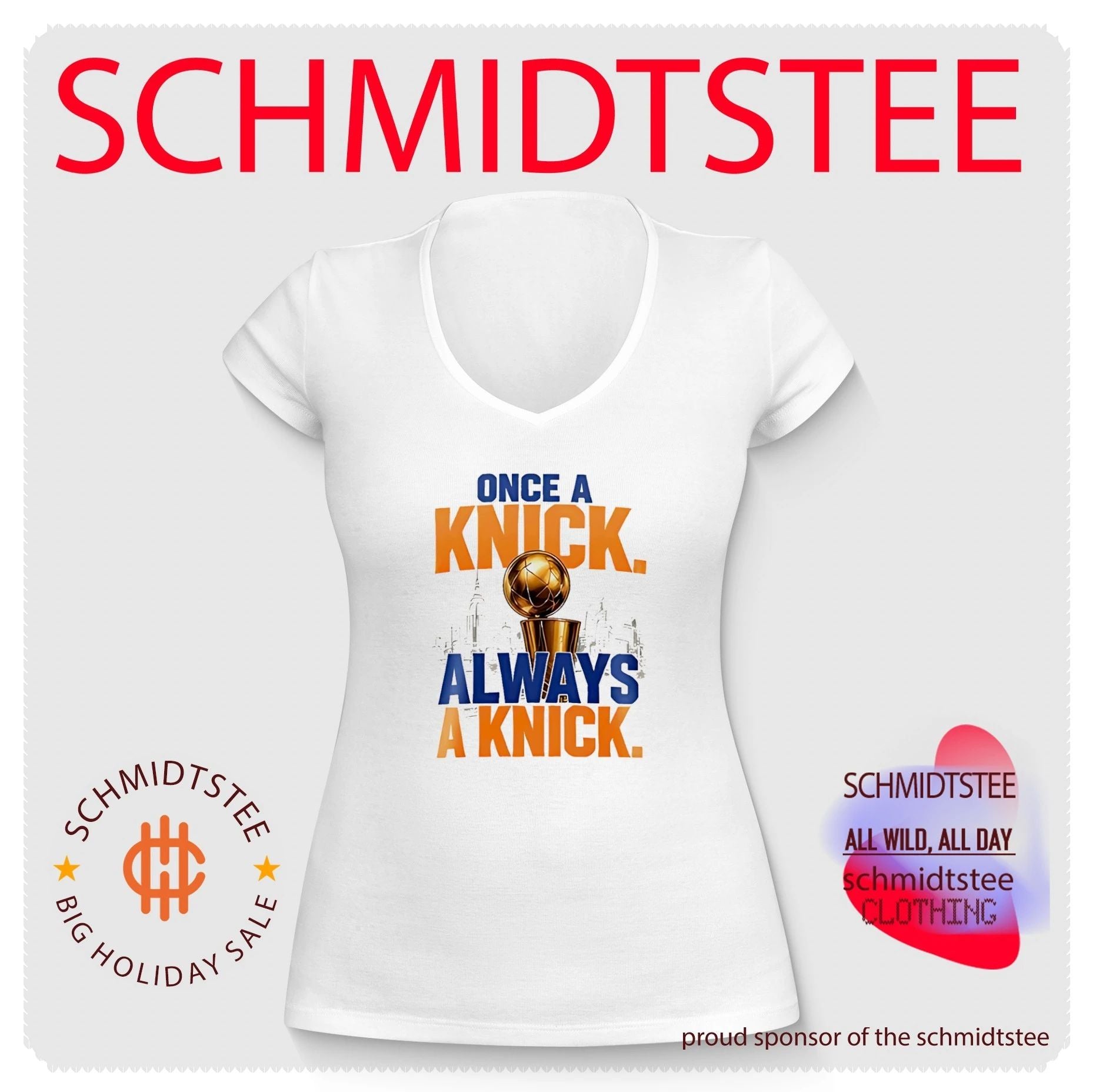New York Knicks one a knick always a knick skyline shirt