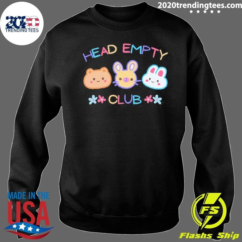 Kidcore Cat Head Empty Club Shirt