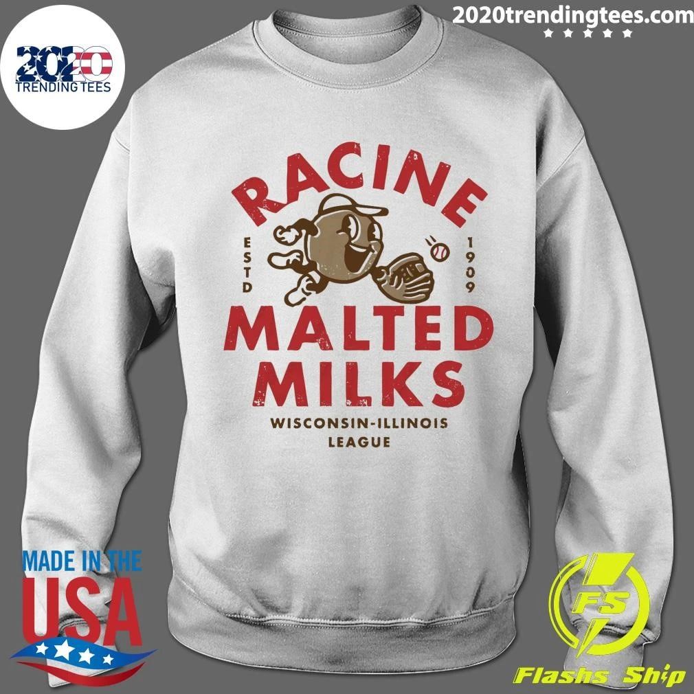 Racine Malted Milks Wisconsin-Illinois League Estd 1909 Shirt