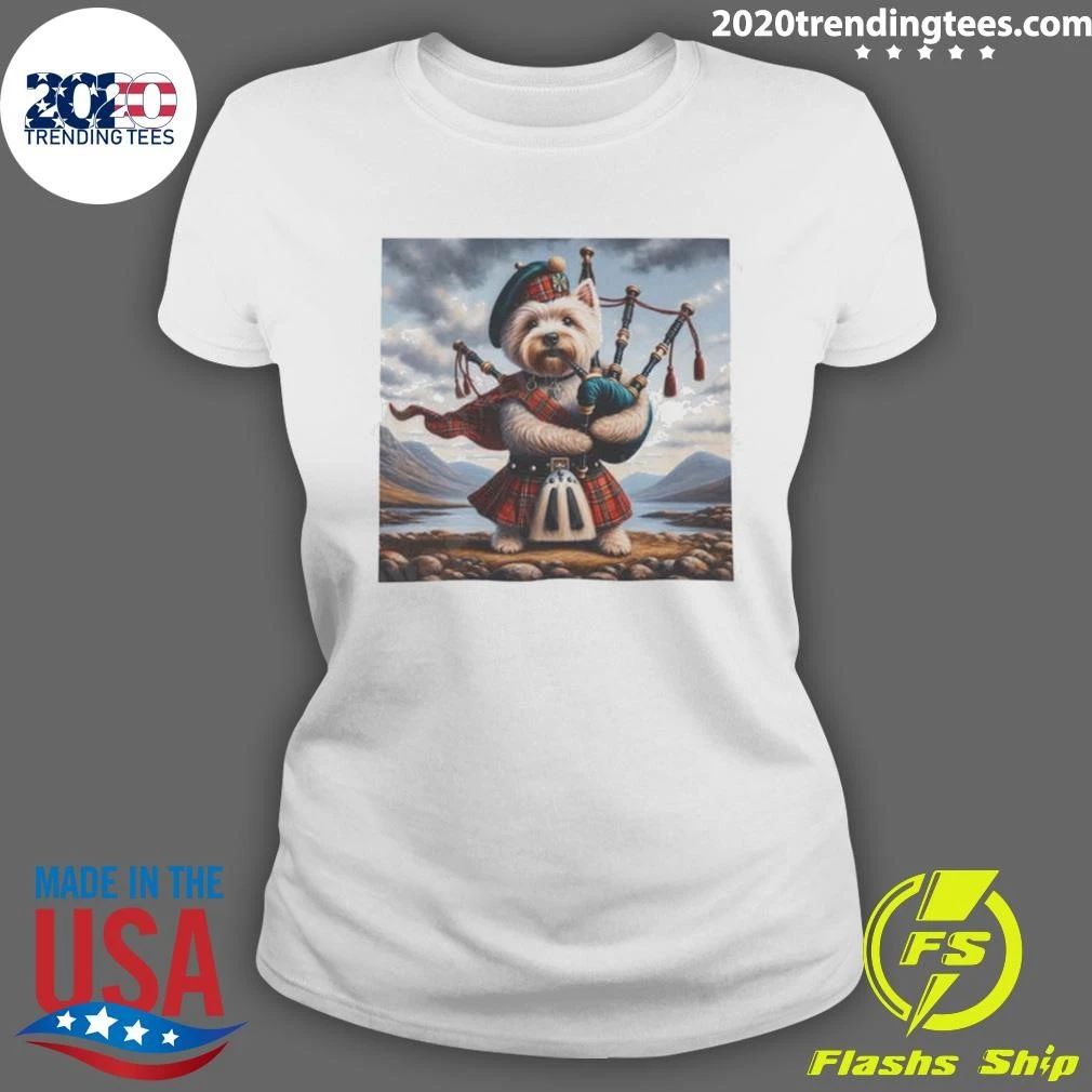 Scottish West Highland Terrier Scotland Dog Shirt
