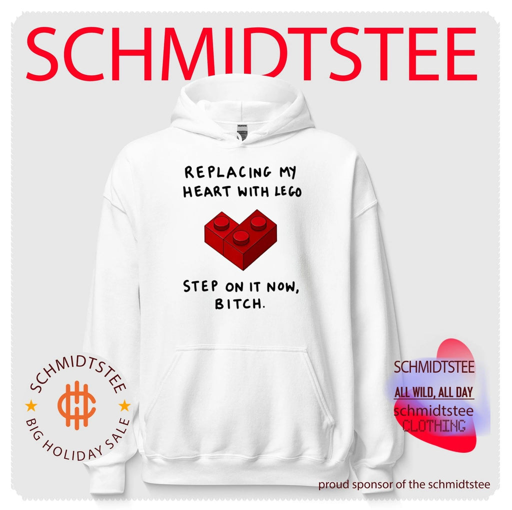 Replacing my heart with lego step on it now bitch shirt
