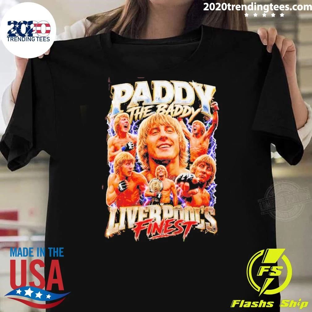 Paddy The Baddy Pimblett Liverpool’s Finest Mma Graphic Shirt