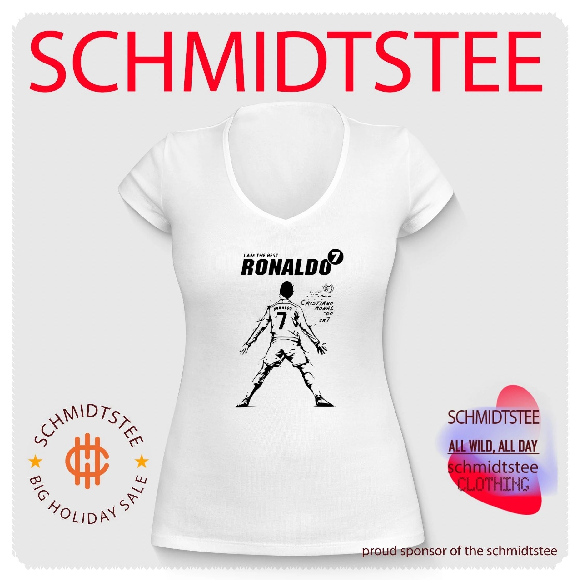 I am the best Cristiano Ronaldo player collage shirt