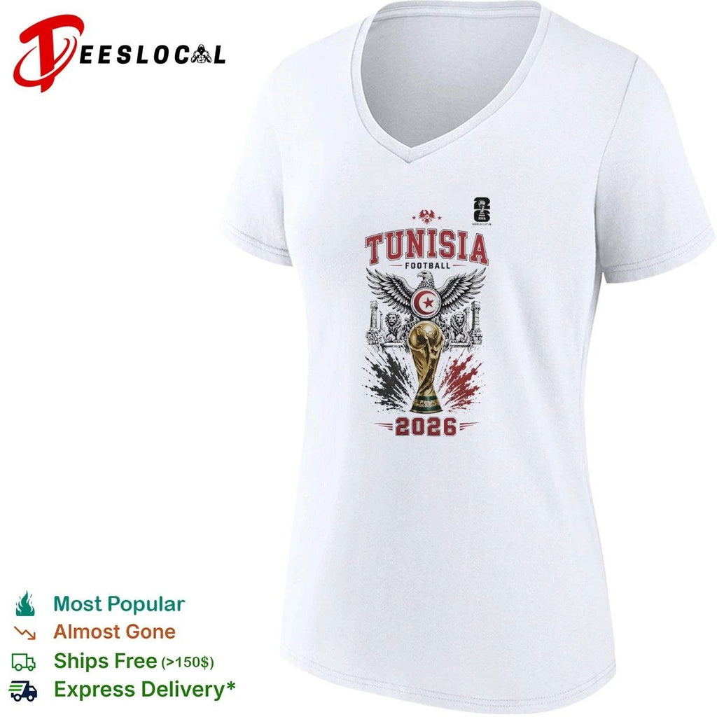 Tunisia Football World Cup 2026 Tunisian soccer T-shirt