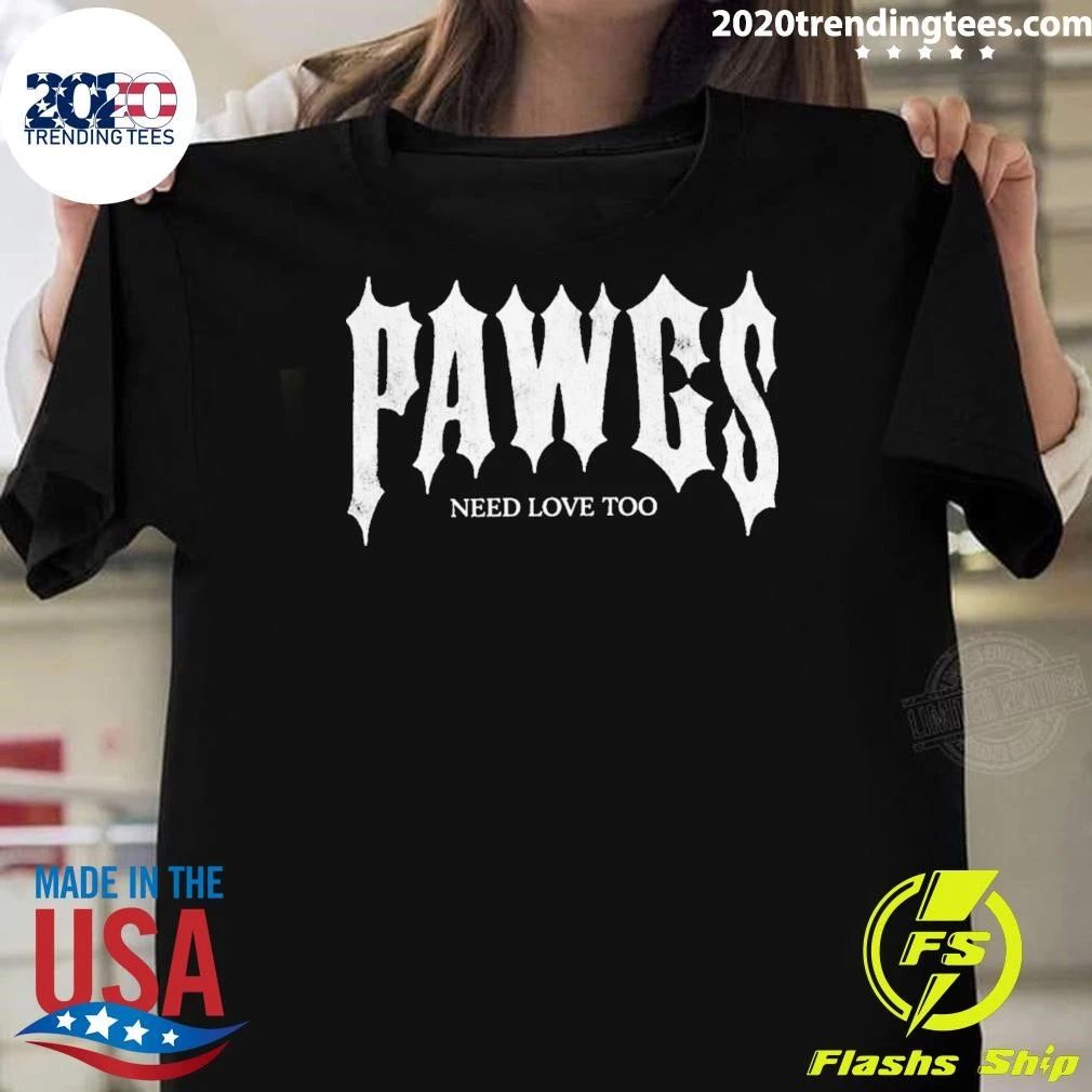 Damson Idris Pawgs Need Love Too Text Shirt