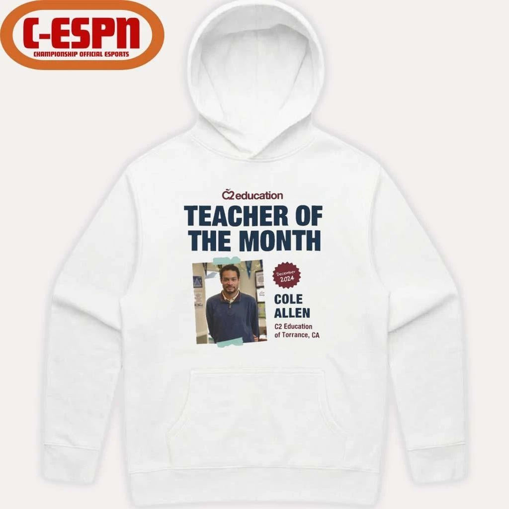 Cole Thomas Allen Teacher of the Month Shirt