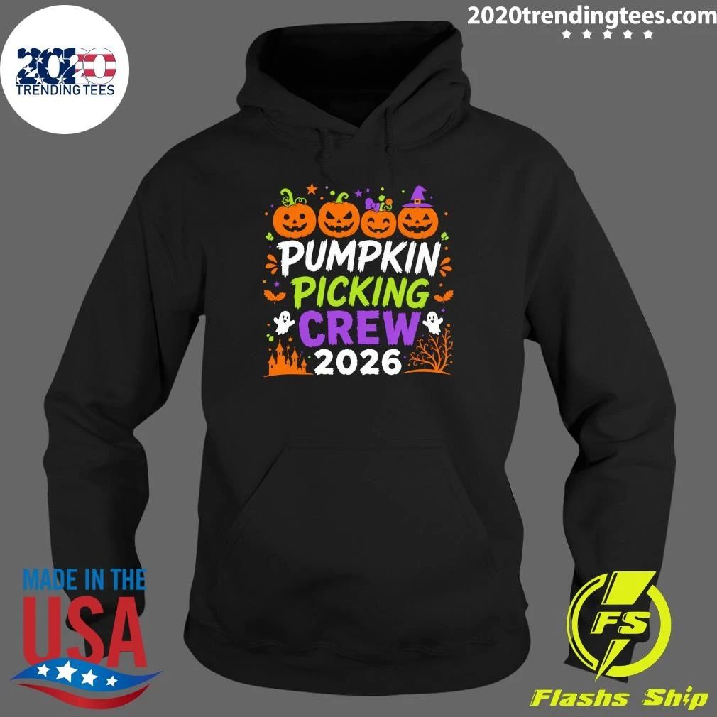 Halloween Pumpkin Picking Crew 2026 Shirt