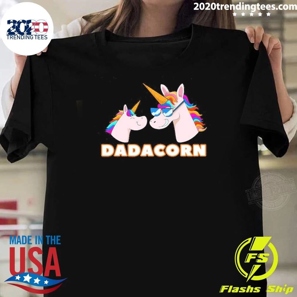 Dadacorn Unicorn Fathers Day Shirt