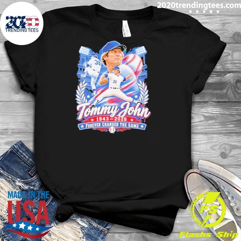 Rest In Peace Tommy John, Legendary MLB Pitcher Tommy John Has Died At The Age Of 83 Shirt