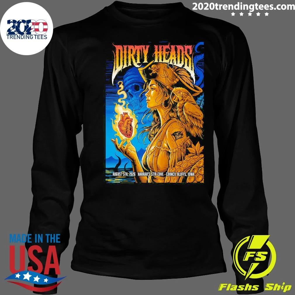 Dirty Heads August 5th, 2026 Harrah’s Stir Cove Council Bluffs, Iowa Shirt