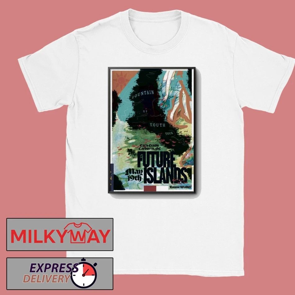 Future Islands Carrboro NC 5 19 2026 Poster shirt