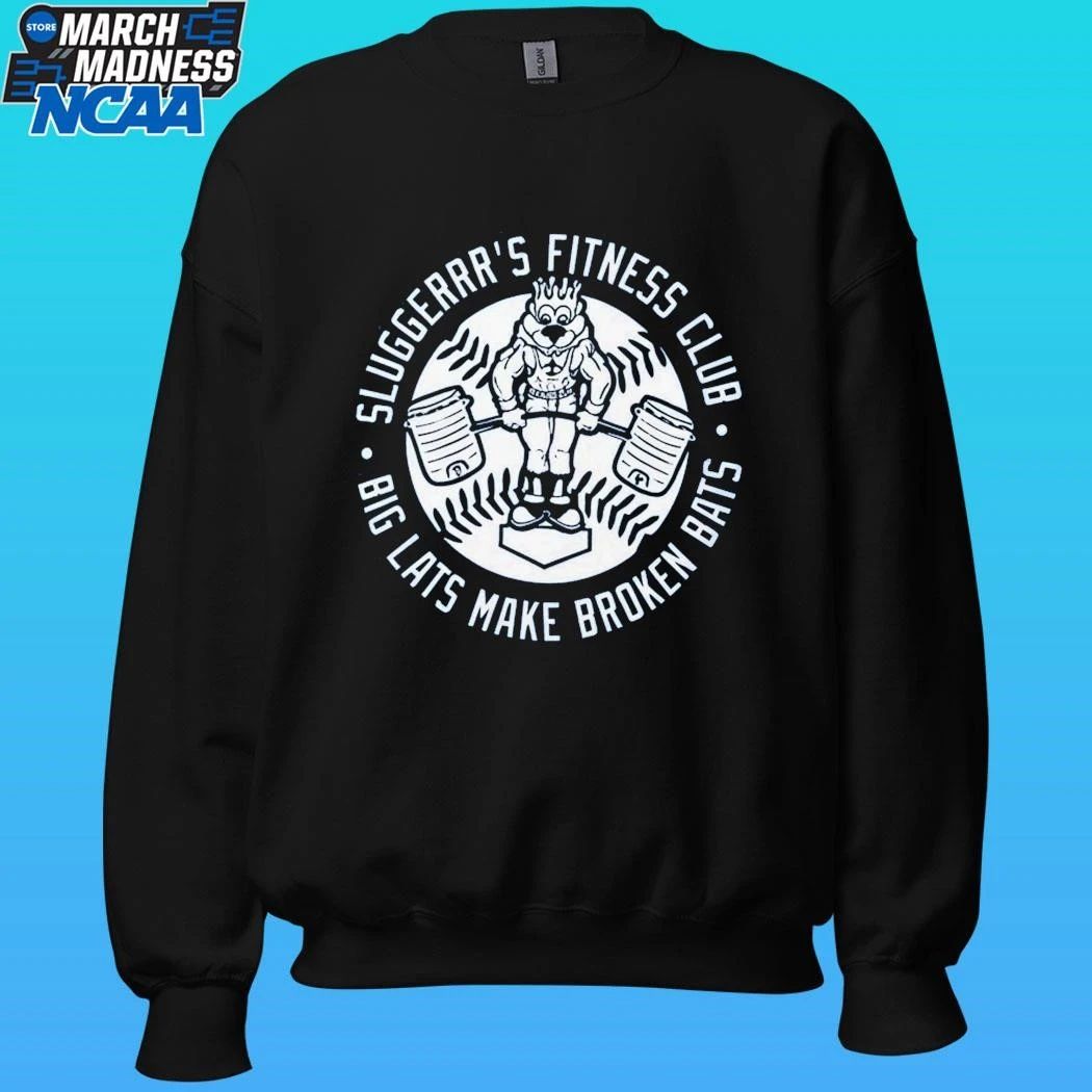 Kansas City Royals Sluggerrr Fitness Club Big Lats Make Broken Bats Gym Shirt