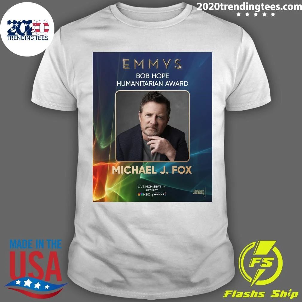 Emmys Bob Hope Humanitarian Award Michael J. Fox Shirt