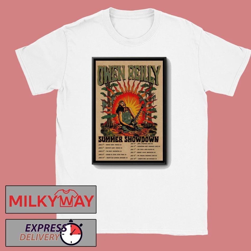 Owen Reilly Summer Showdown Tour 26 Poster shirt