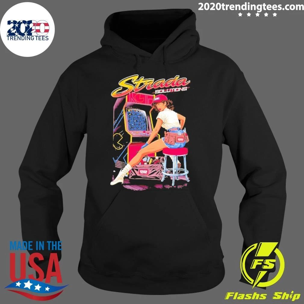 Strada Solutions Arcade Mechanic Retro Gaming Shirt