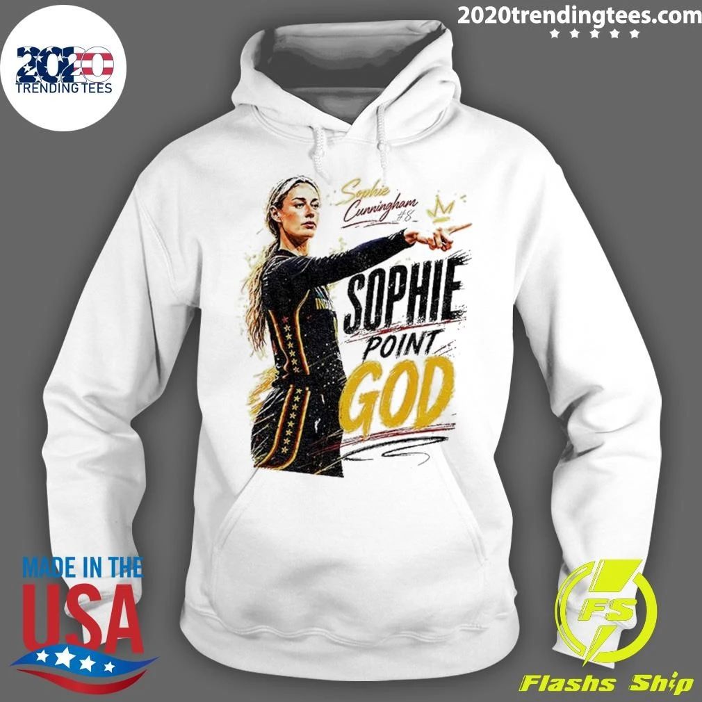 Sophie Cunningham Point God Indiana Fever Basketball Wnba Vintage Shirt