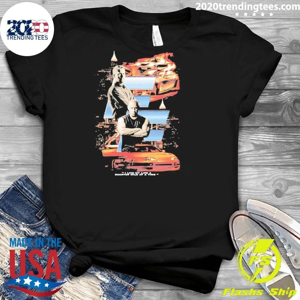 The Fast And The Furious Paul Walker And Vin Diesel Retro Shirt