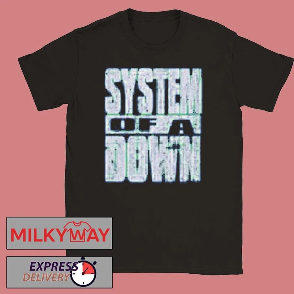 System Of A Down CDMX Mexico 2026 Pop Up Shop Merch At Estadio GNP Seguros On 27 And 28 May 2026 The Hand Blue shirt
