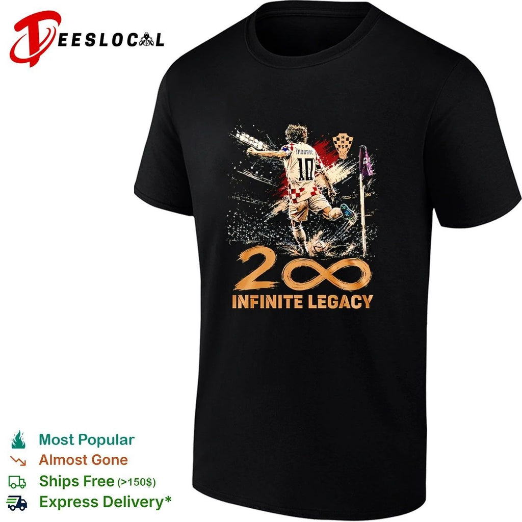 Luka Modrić Captain Legend Midfield Maestro Infinite Legacy Croatia National Team T-shirt