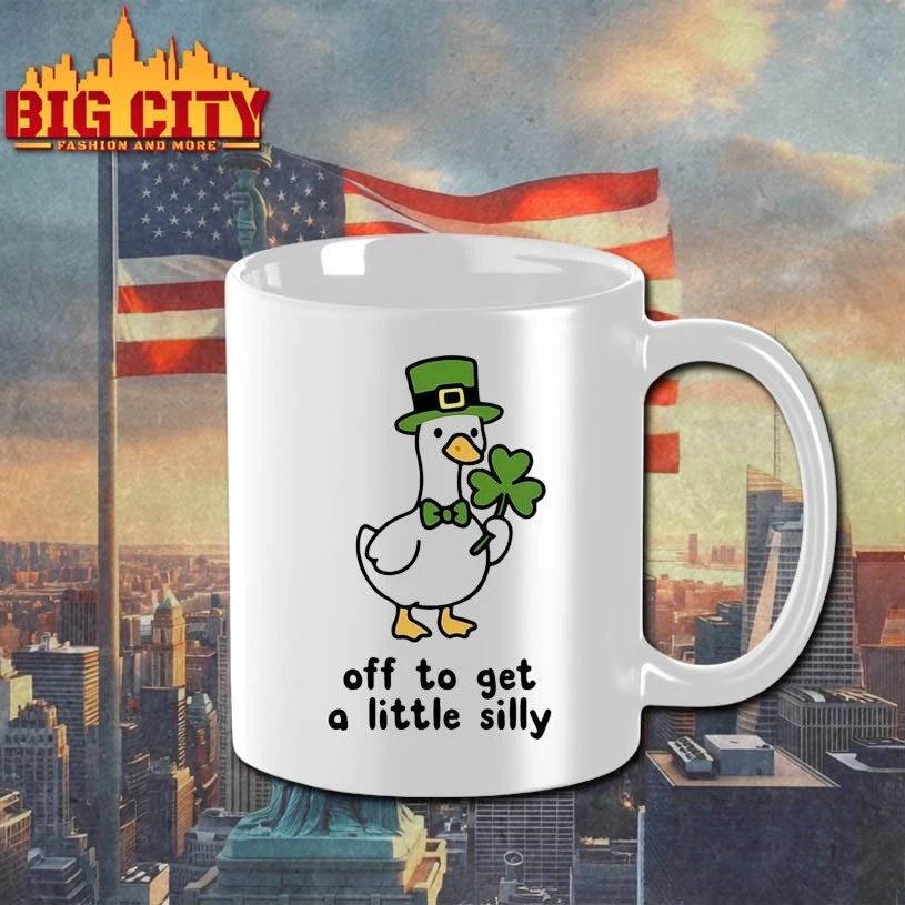 St. Patrick’s Day Goose Off To Get A Little Silly T-shirt
