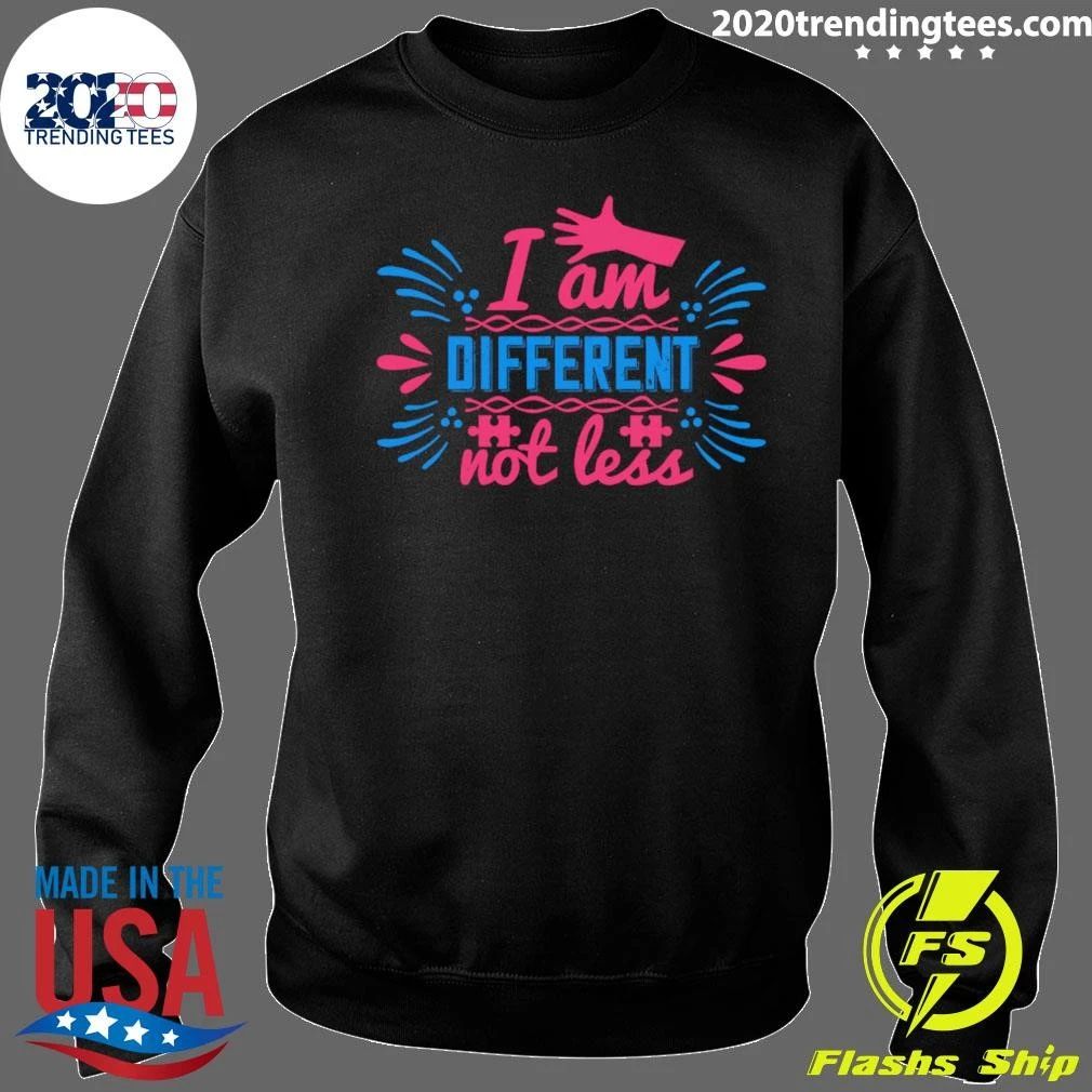 I Am Different Not Less Autism Print Ready Editable Shirt