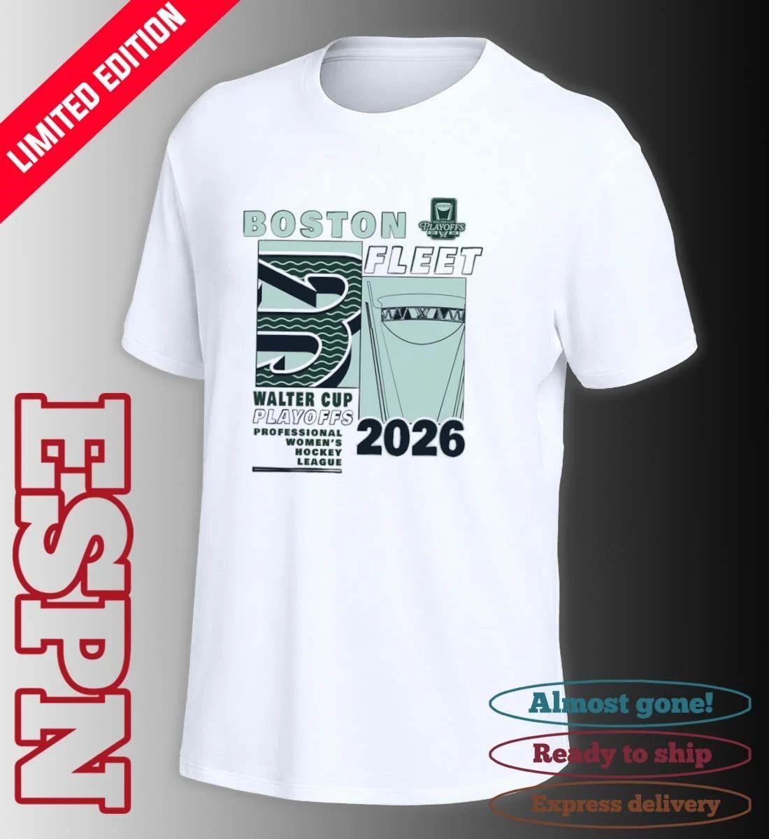 Boston Fleet 2026 Walter Cup Playoffs Fragments Shirt