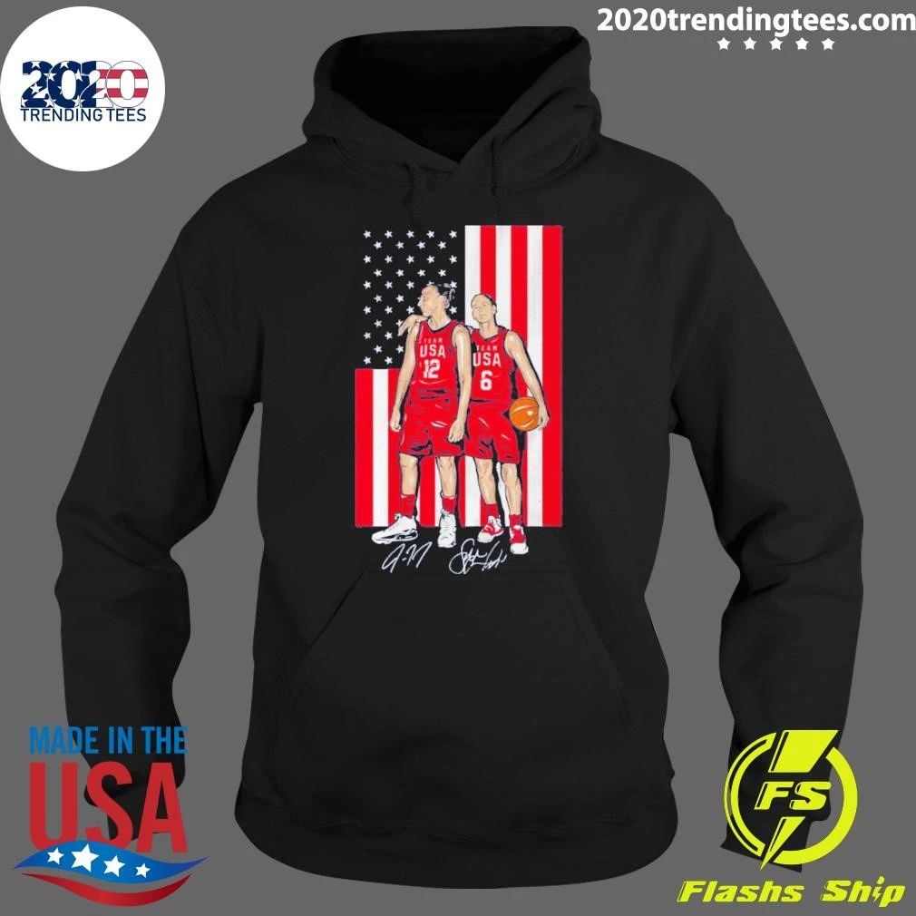 Team USA Sue Bird and Diana Taurasi Signature Shirt