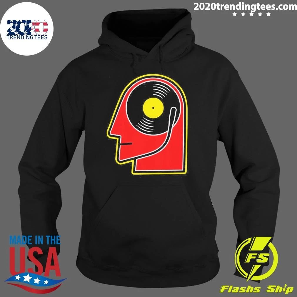 Vinyl Album Head Music Retro Shirt