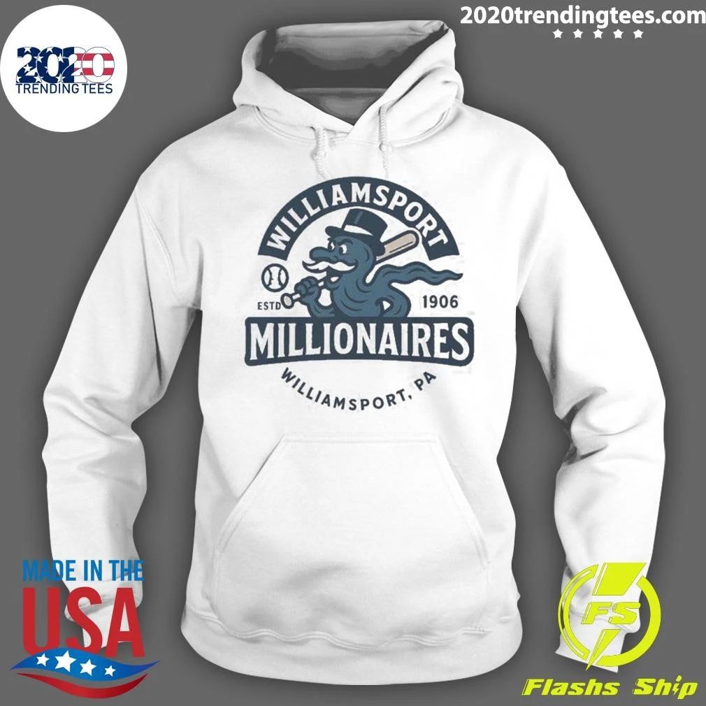 Williamsport Millionaires Minor League Baseball Tee Shirt