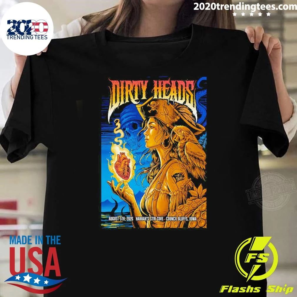 Dirty Heads August 5th, 2026 Harrah’s Stir Cove Council Bluffs, Iowa Shirt