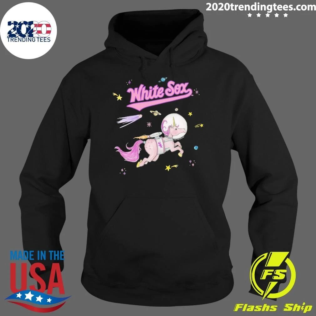 Chicago White Sox Tiny Turnip Youth Space Unicorn Shirt