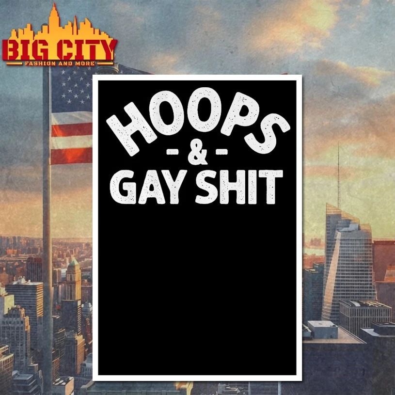 Sarah Spain Hoops & Gay Shit t-shirt
