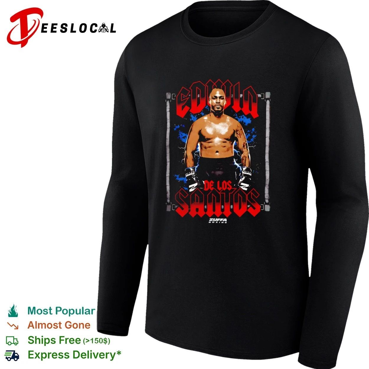 Edwin De Los Santos Zuffa Boxing Professional Boxer T-shirt