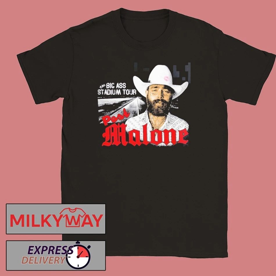 Post Malone The Big Ass Stadium Tour 2026 Merch Photo T-Shirt