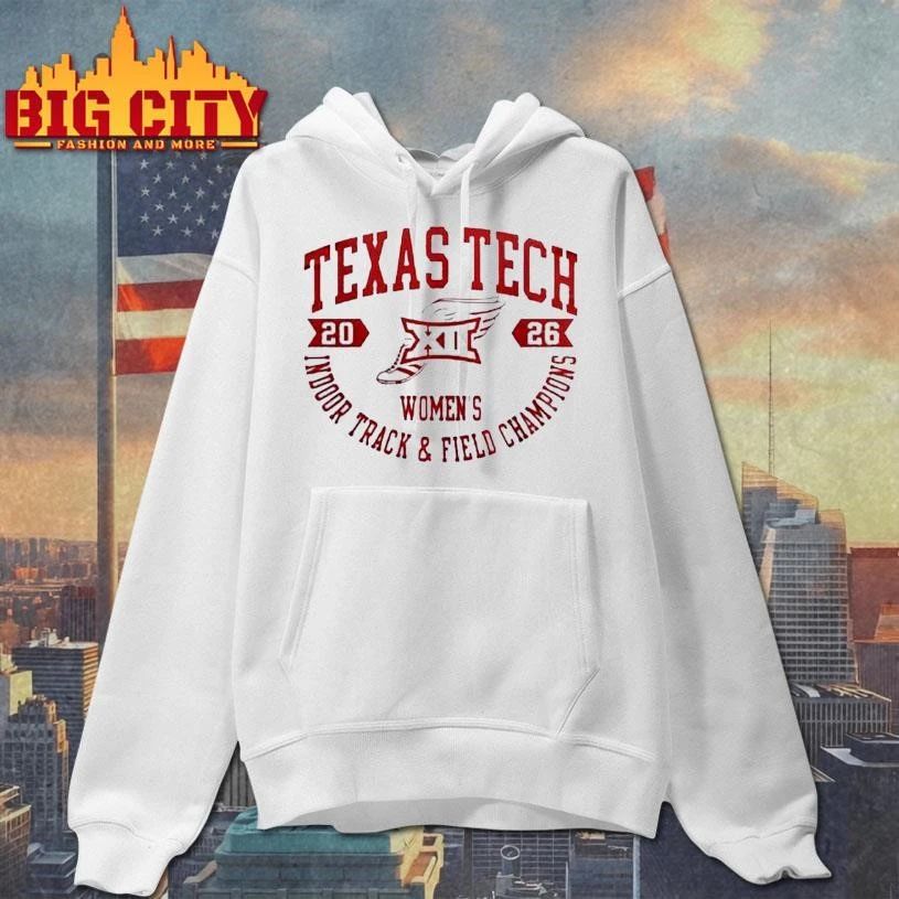 Texas Tech Red Raiders Big12 Indoor Track & Field Champions 2026 Shirt