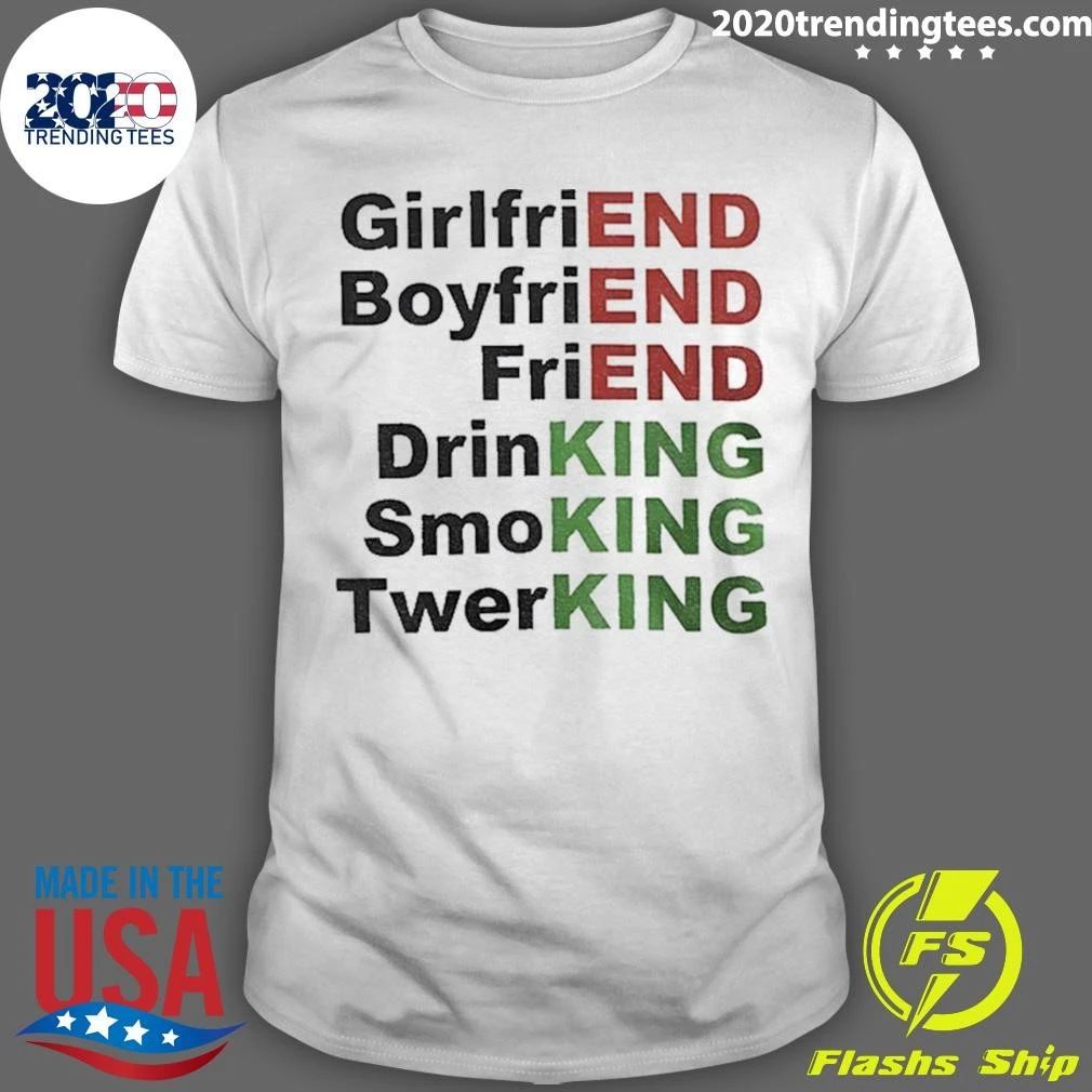 Relationship Advice Funny Slogan Girlfriend Boyfriend Friend Drinking Shirt